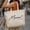 Black, variant on Personalized Mama Zippered Tote Bag with Children s Names, Minimal Script Mom Tote, Custom
