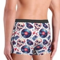 thumbnail image 5 of Daiia record rock music Skull Men's Underwear Boxer Briefs, Cotton Stretch Moisture-Wicking Underwear-Small, 5 of 9