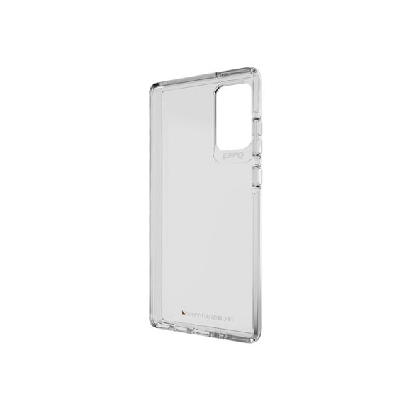 Gear4 D3O Crystal Palace - Back cover for cell phone - polycarbonate, D3O, thermoplastic polyurethane (TPU) - clear - for Samsung Galaxy Note20, Note20 5G