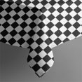 thumbnail image 5 of Black and White Small Checkered Pattern Square Tablecloth,Waterproof Square Table Cover,Wipeable Spillproof Washable Table Cover for Home Kitchen Party Decor 60"x60"(152x152cm), 5 of 6