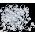 thumbnail image 1 of Anillos de pigmento - 100 piezas Anillos de tatuaje Tazas Anillos de maquillaje desechables Soporte de pegamento para tatuaje Anillo de tinta para tatuaje Anillos de pegamento de maquillaje adhesivo P, 1 of 5