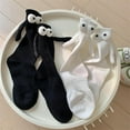 thumbnail image 5 of 2 Pairs Magnetic Holding Hands Socks Funny Gifts For Couples, Anniversary, Best Friends, Engagements, Teens, 5 of 5