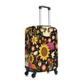 thumbnail image 3 of Naloa Sunflowers Mushrooms Elastic Suitcase Protector, Travel Suitcase Protector Cover Fits 18-32in Suitcase - Large, 3 of 9