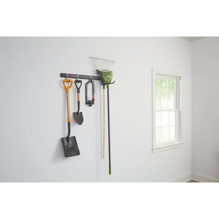 Rubbermaid Fast Track Garage Storage All-in-One Rail Shelving Kit