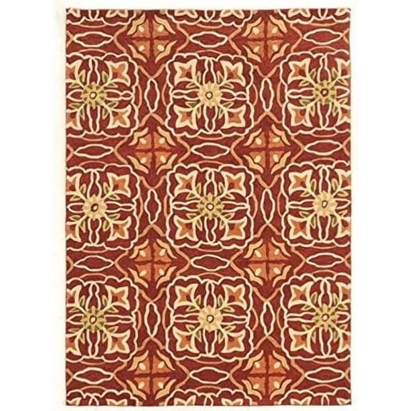Hawthorne Collection 1'10" x 2'10" Hand Tufted Rug in Ivory