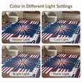 thumbnail image 7 of ODIKA Door Patriotic Striped Burst Bold Stripe Border Motif Generic Front Flowing for Living Room, Under Sectional, Family , Non-Slip Flatwoven, 7 of 7
