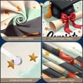thumbnail image 3 of Gold Theme Graduation Banner Graduation Cap Design Graduation Backdrop Red Curtain Golden Tassel Grad Event Display for Graduation Party Graduation Ceremony Photo Backdrop, 3 of 8