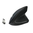 thumbnail image 3 of Ratones inalámbricos verticales ergonómicos, ligeros y cómodos con adaptador USB Negro, 3 of 9