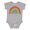 AC-Heather Grey, variant on Rainbow Pi for Pi Day Boys or Girls Baby Bodysuit