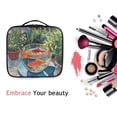 thumbnail image 6 of FORMRS Travel Makeup Bag Large Capacity Train Case Cosmetic Organizer with Adjustable Dividers, Art Goldfish Bowl, 6 of 8