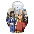 thumbnail image 3 of Sudadera con capucha con estampado 3D de Anime Avatar The Last Airbender para hombre y mujer, sudadera de gran tamaño, sudadera de dibujos animados de moda para niños, 3 of 5