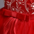 thumbnail image 6 of TBWNWG Elegant Gown Party Dress for Girls Toddler Kids Lace Sleeveless Formal Attire,Size 5-6 Years, 6 of 6