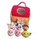 thumbnail image 5 of Animales de granja de peluche, juguetes de peluche, adorables mini animales de granja de peluche, juego de juguetes para niños, regalos de cumpleaños Estilo B, 5 of 8