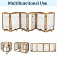 thumbnail image 2 of PETMAKER Extra Wide Freestanding Foldable Dog Gate, 2 of 6