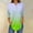 Green, variant on ZHENHONG Womens V Neck T Shirts, 3/4 Length Sleeve Womens Tops 2025 Spring Casual Tunic T Shirts Womens Tops Going Out Tops