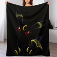 thumbnail image 4 of Manta tamaño queen Umb_reon, regalos para niñas y niños, súper suave, liviana, acogedora, manta de franela de felpa, decoración de cama, sofá, todas las estaciones, 40 x 50 pulgadas, 4 of 7