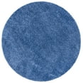thumbnail image 3 of Safavieh Evolution Rothesay Solid Shag Area Rug, Blue, 6'7" x 6'7" Round, 3 of 11