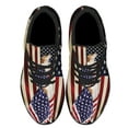 thumbnail image 2 of Jack Russell Terrier American flag Patriot Shoes Sneakers Black Size 7.5, 2 of 7
