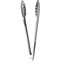 Winco UT-12 Coiled Spring Utility Tong Heavyweight Stainless Steel, 12-Inch