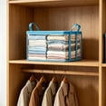 thumbnail image 6 of PVC Storage Bags with Zipper 4 Pack, Large Foldable Clothes Blanket Organizer for Bedding Comforter, Heavy Duty Transparent Moving Bags with Handles, Space Saver for Home Closet, 6 of 7