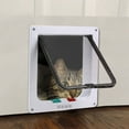 thumbnail image 5 of 4-Way Lockable Magnetic Pet Door - ABS Frame with Secure Flap for Cats & Small Dogs‌, 5 of 7