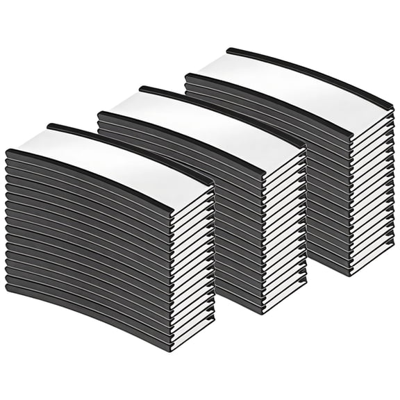 50 PCS 3x1 Inch C Channel Label Holders,Magnetic/Adhesive Metal Tag Holders with Clear Plastic Sleeve, for Shelves,Bins, Cabinets,Warehouse & Office Storage