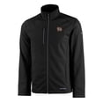 thumbnail image 2 of Men's Cutter & Buck  Black Norfolk Tides Evoke Eco Softshell Recycled Full-Zip Jacket, 2 of 3