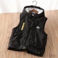 thumbnail image 4 of Older Kids' Jacket, School Style Loose Hooded Windproof Sleeveless Outdoor Jacket, 4 of 5