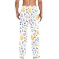 thumbnail image 4 of FORMRS Mens Pajama Pants with Pockets Cotton Sleepwear Lounge Bottoms Sizes S-2XL, Purple Easter Eggs, 4 of 7