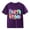 Purple, variant on YunPes Fourth Grade Girls Boys First Day of School T-shirts Funny Graphic Print Short Sleeve Tops Kids Summer Crewneck Tee Back to School