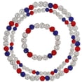 thumbnail image 1 of Phenofice Baseball Necklace 3Pcs Rhinestone Bead Jewelry For Weddings 21.5X1X1In, 1 of 8