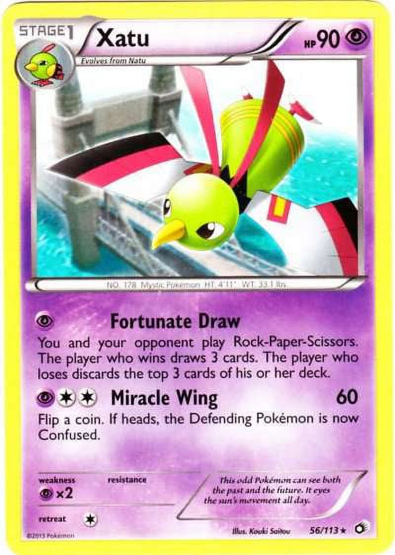 Pokemon Legendary Treasures Rare Xatu #56