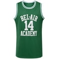 thumbnail image 1 of Version de Will Smith 14e Maillot de Basketball Noir, Jaune et Vert en Maille - Vert, 1 of 7