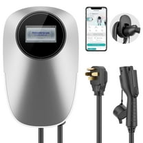 EV Charger  Level 2 Electric Vehicle Charging Station Max 48A 10.86KW,   Electric Car Charging 240V with NEMA 14-50 Plug, Suitable for All J1772 EVs