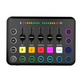 thumbnail image 1 of Live Sound Card 5-Channel Mixer Sound Card Mixer Professional Studio for Game Voice Podcast Live, 1 of 6