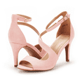 thumbnail image 2 of DREAM PAIRS Women's NILE Fashion Stilettos Open Toe Pump Heel Sandals, 2 of 4