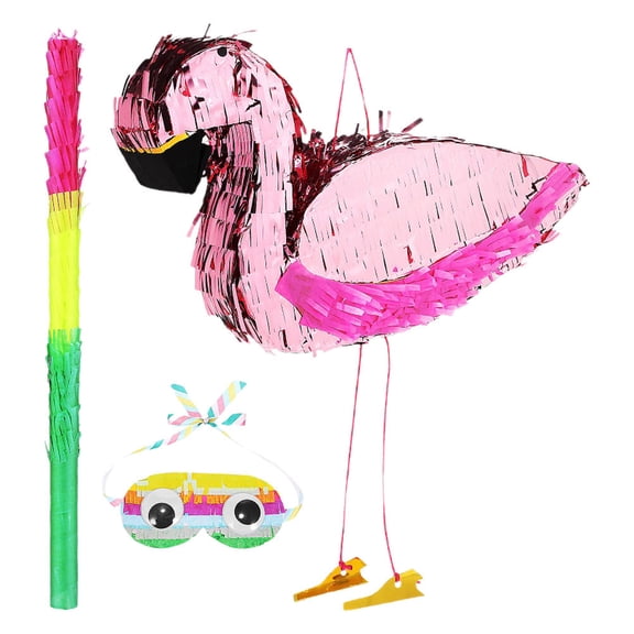BESTYASH Hawaiian Flamingo Pinata Summer Party Decoration for Birthday Luau 1 Set
