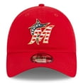 thumbnail image 2 of Women's New Era  Red Miami Marlins 2023 Fourth of July 9TWENTY Adjustable Hat, 2 of 5