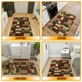 thumbnail image 4 of Ottomanson Boxes Area Rug 3'3" x 5' - Non Slip Low Pile Carpet, Multicolor, 4 of 11