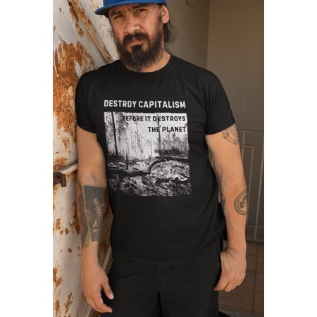 Josecarlos Destroy Capitalism Anarchist T-shirt, Green Anarchist Tee, Anti- Capitalist Graphic Uni Top Christmas Gift Shirt, Sweater, Hoodie