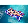 thumbnail image 4 of Koolwaves Red, White and Blue Inflatable Pool Lounger, Ages 8 & up, Unisex, 4 of 11