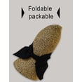 thumbnail image 4 of Women'S Sun Hats UV Protection Large Wide Brim Hat Women Packable Sun Hat for Women Straw Hats with Bow Tie Womens Beach Hat Womens Sun Hat,Dark Brown, 4 of 5
