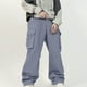 thumbnail image 1 of Pantalones cargo deportivos casuales de longitud completa para hombre, con bolsillo y cordón, color sólido, cintura elástica, 1 of 6