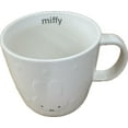 thumbnail image 2 of By Magenta Miffy Ceramic Coffee Tea Mug, White with Yellow Shirt Bunny Bunny Face, 2 of 5