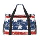 thumbnail image 1 of Disketp USA Colors Stripes1 Bolsa de Viaje Tipo Duffle, Bolso de Mano para Fin de Semana para Mujer, Bolsa de Gimnasio Ligera para Hombre, Esencial para Viajes, 1 of 7