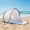 White, variant on KONGTU Blue Foldable Beach Tent, Portable Lightweight Sun Shade for Camping Picnic Outdoor