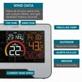 thumbnail image 5 of La Crosse Technology Wi-Fi Professional Digital Color Wind and Weather Center with Remote Monitoring, V23-WTH, 5 of 8