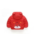 thumbnail image 6 of BRGZLK Toddler Kids Down Puffer Jacket Boys Girls Fall Winter Full-Zip Warm Hooded Coat Fleece Padded Lightweight Versatile Outerwear Red 2-3 Years, 6 of 6