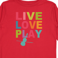 thumbnail image 4 of Inktastic Live Love Play Violin Girls Long Sleeve Toddler T-Shirt, 4 of 5