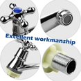 thumbnail image 3 of Bathroom Faucet Cold Water Sink Faucet, Cross Handle Design,G1/2, 3 of 4